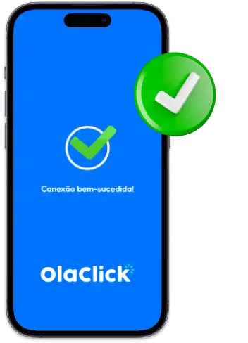 Pantalla de conexión exitosa del chatbot WhatsApp de OlaClick