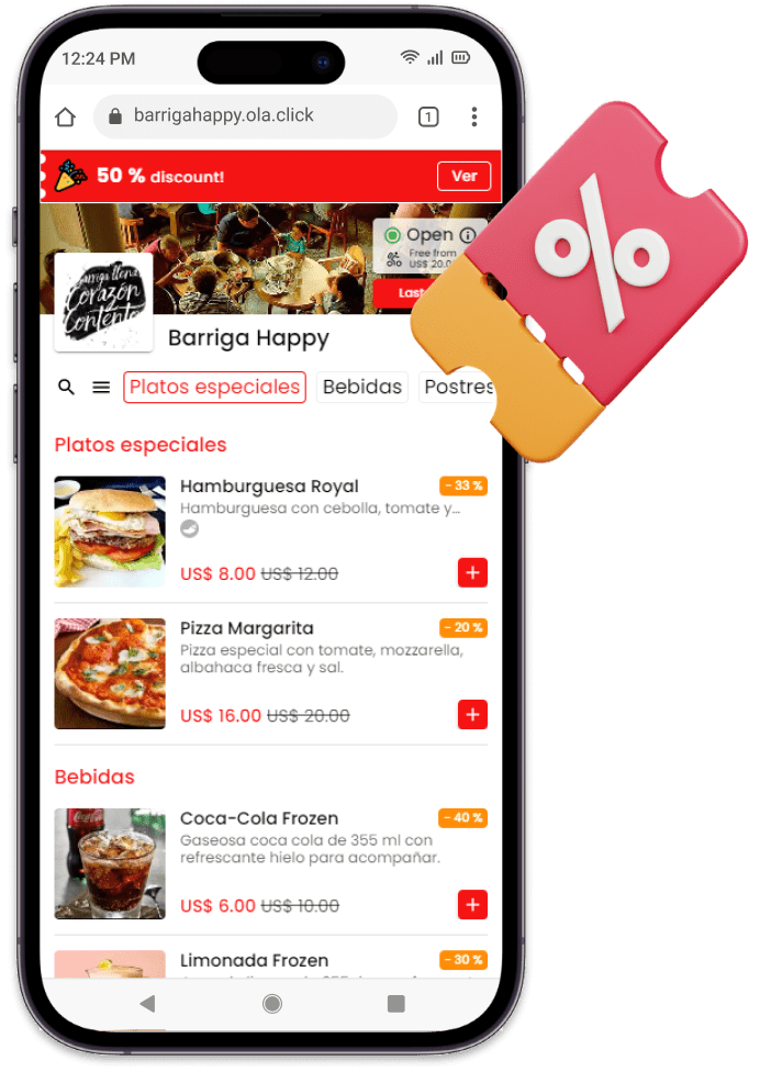 OlaClick - Olaclick feature 3 crunch