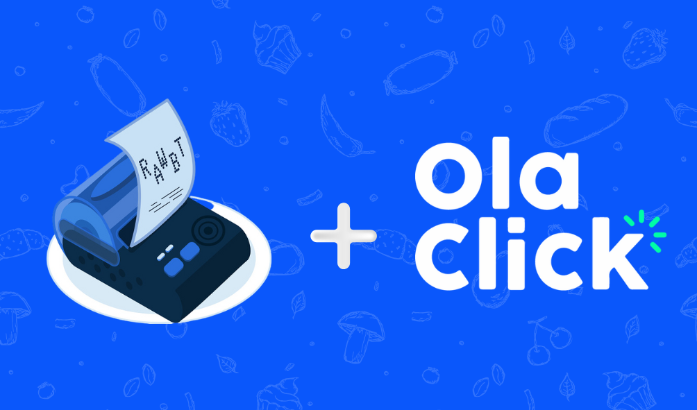 OlaClick - Grey white printer repair service professional business card