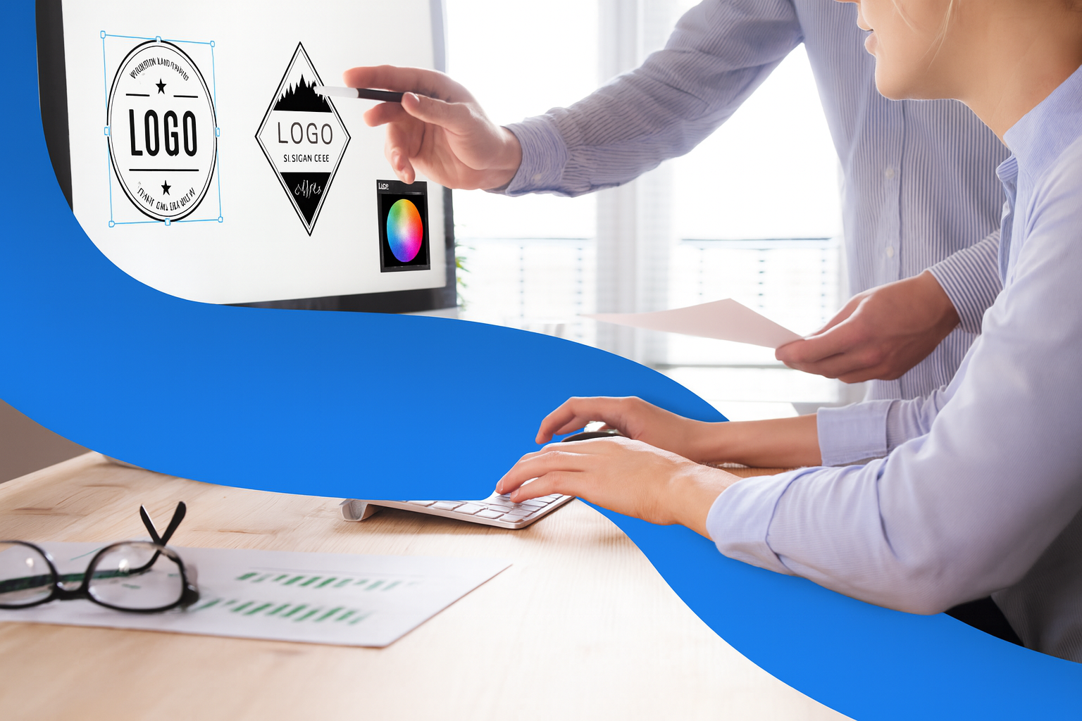 OlaClick - Collaborating on logo design