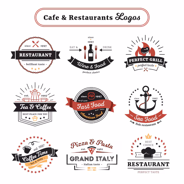 OlaClick - Cafe restaurante logotipos diseno vintage cubiertos comidas_1284 16078