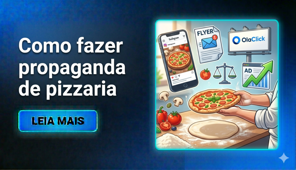 propaganda de pizza delivery