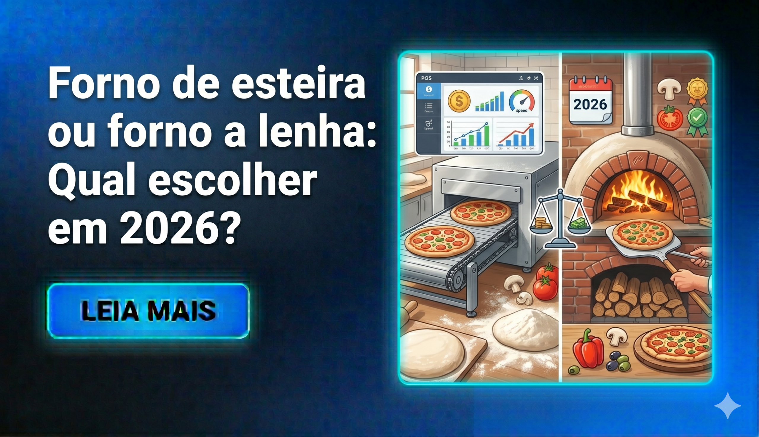forno para pizza esteira