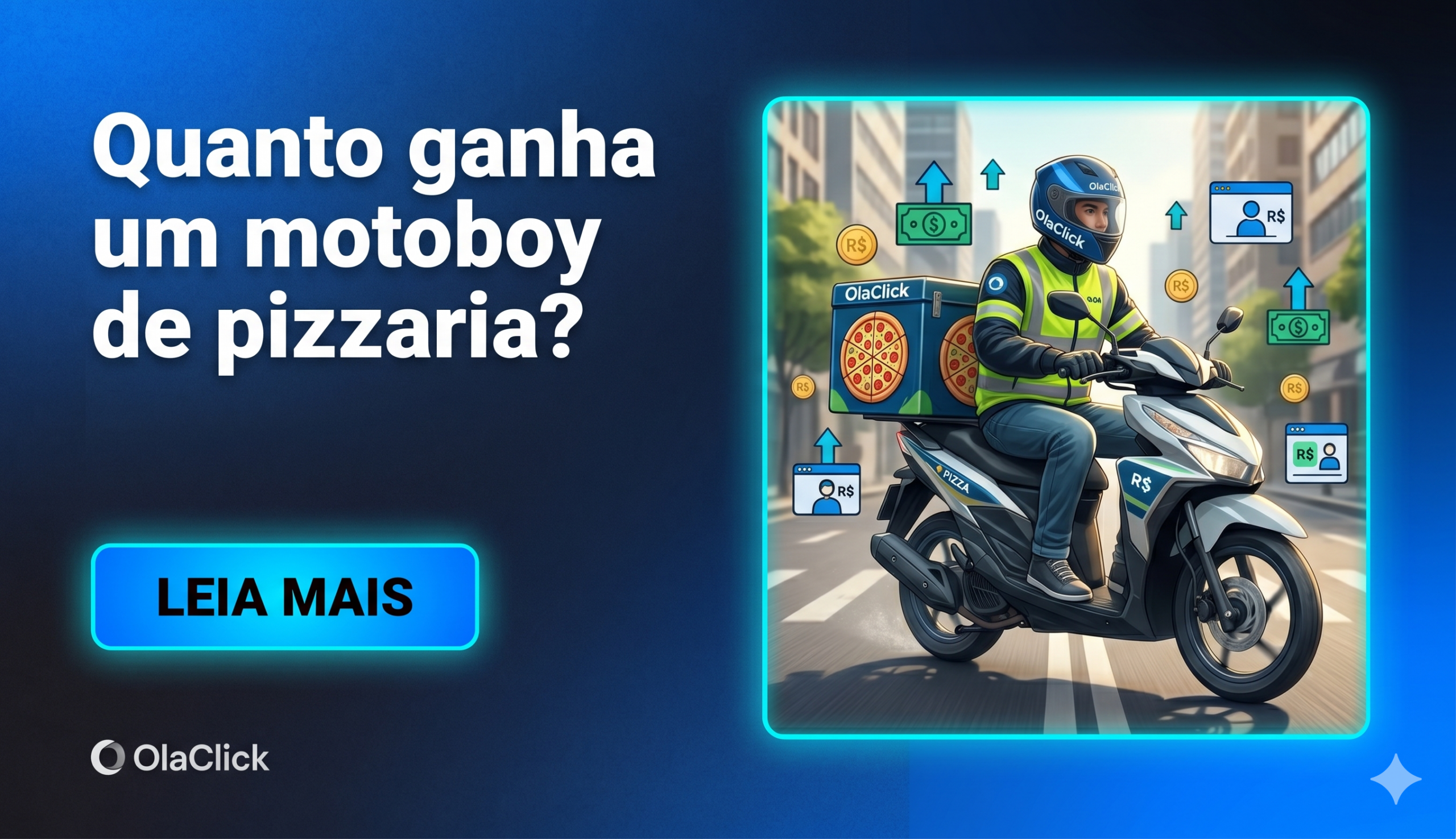 quanto um motoboy de pizzaria ganha