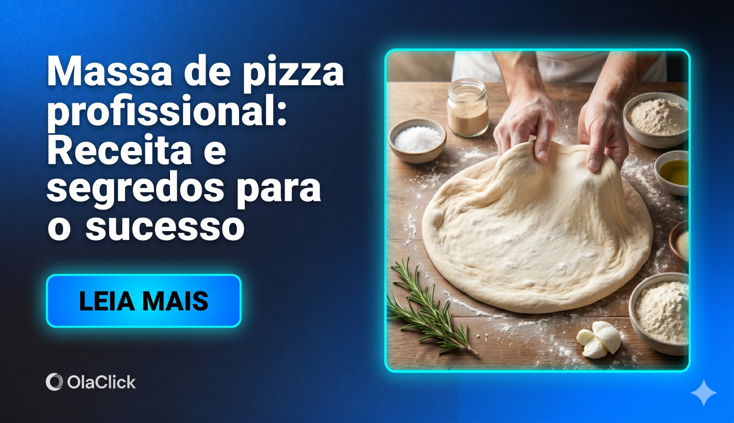 massa para pizza profissional