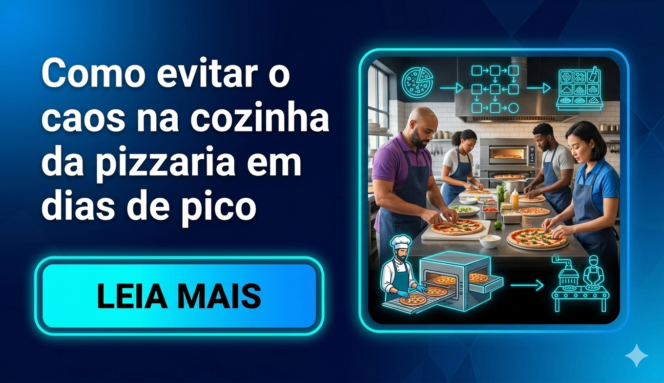 caos na cozinha pizzaria