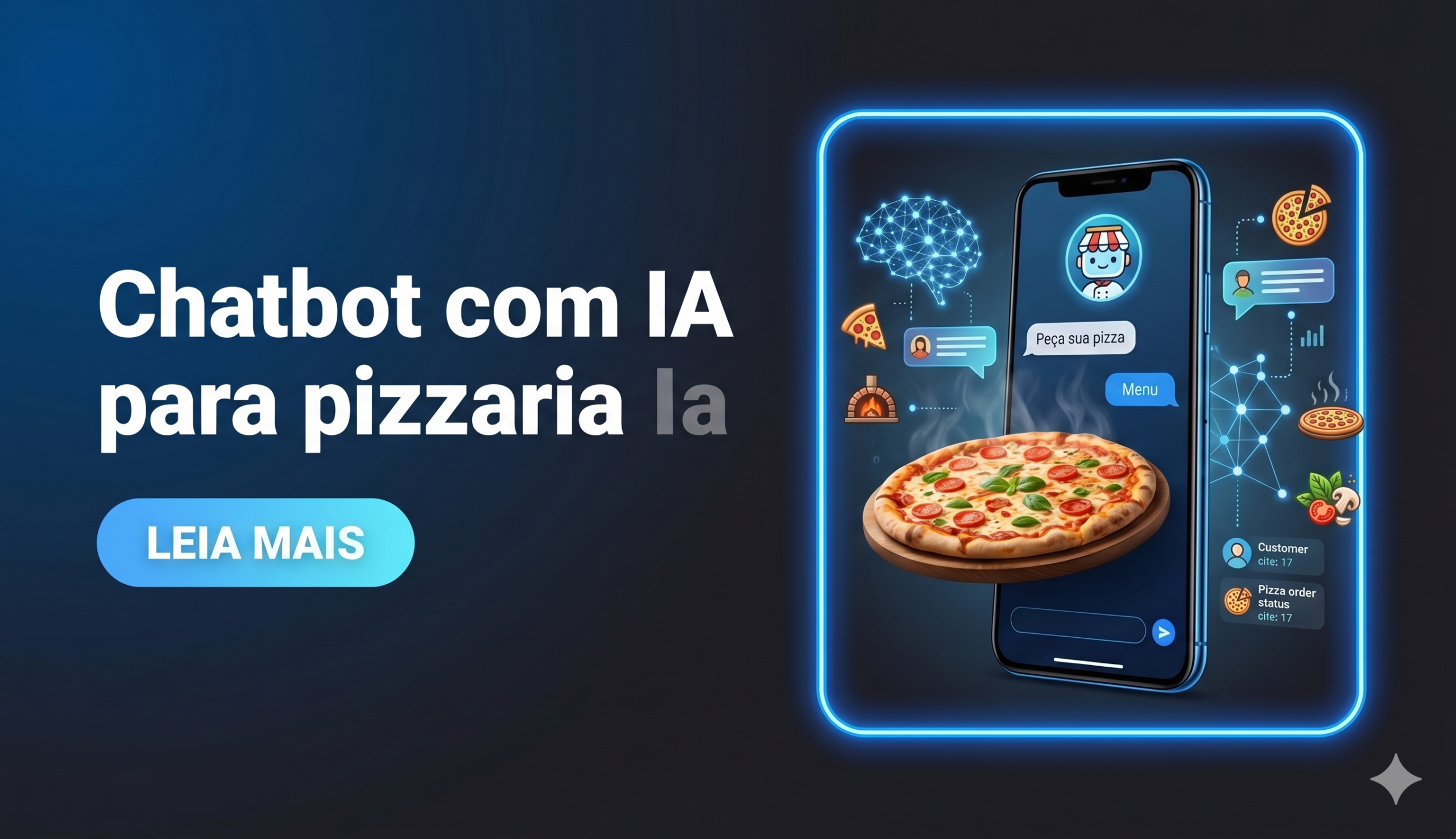 chatbot ia pizzaria