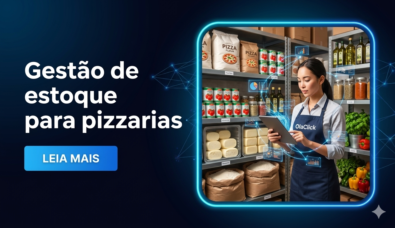 inventário automático pizzaria