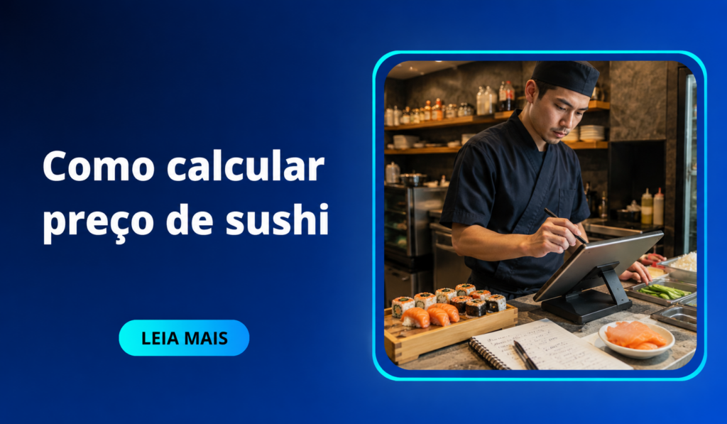 Como calcular preço de sushi