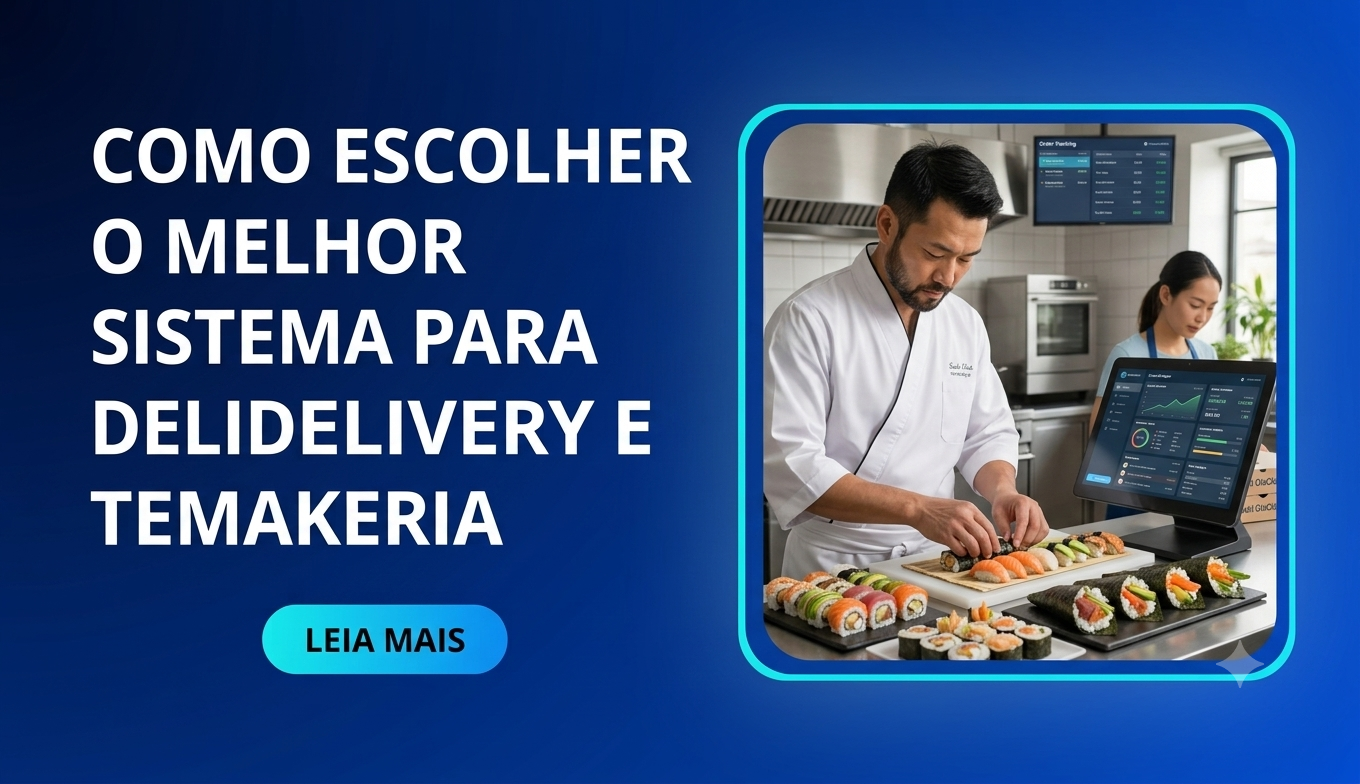 melhor sistema para sushi delivery