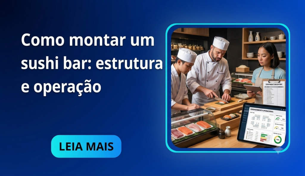 como montar uma cozinha de restaurante japonês