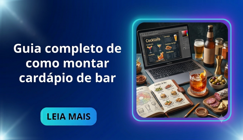 Cardápio de bar como montar um que vende mais