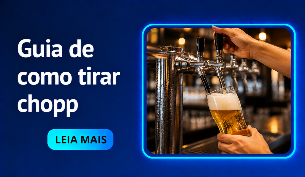 Como tirar chopp o passo a passo do copo perfeito
