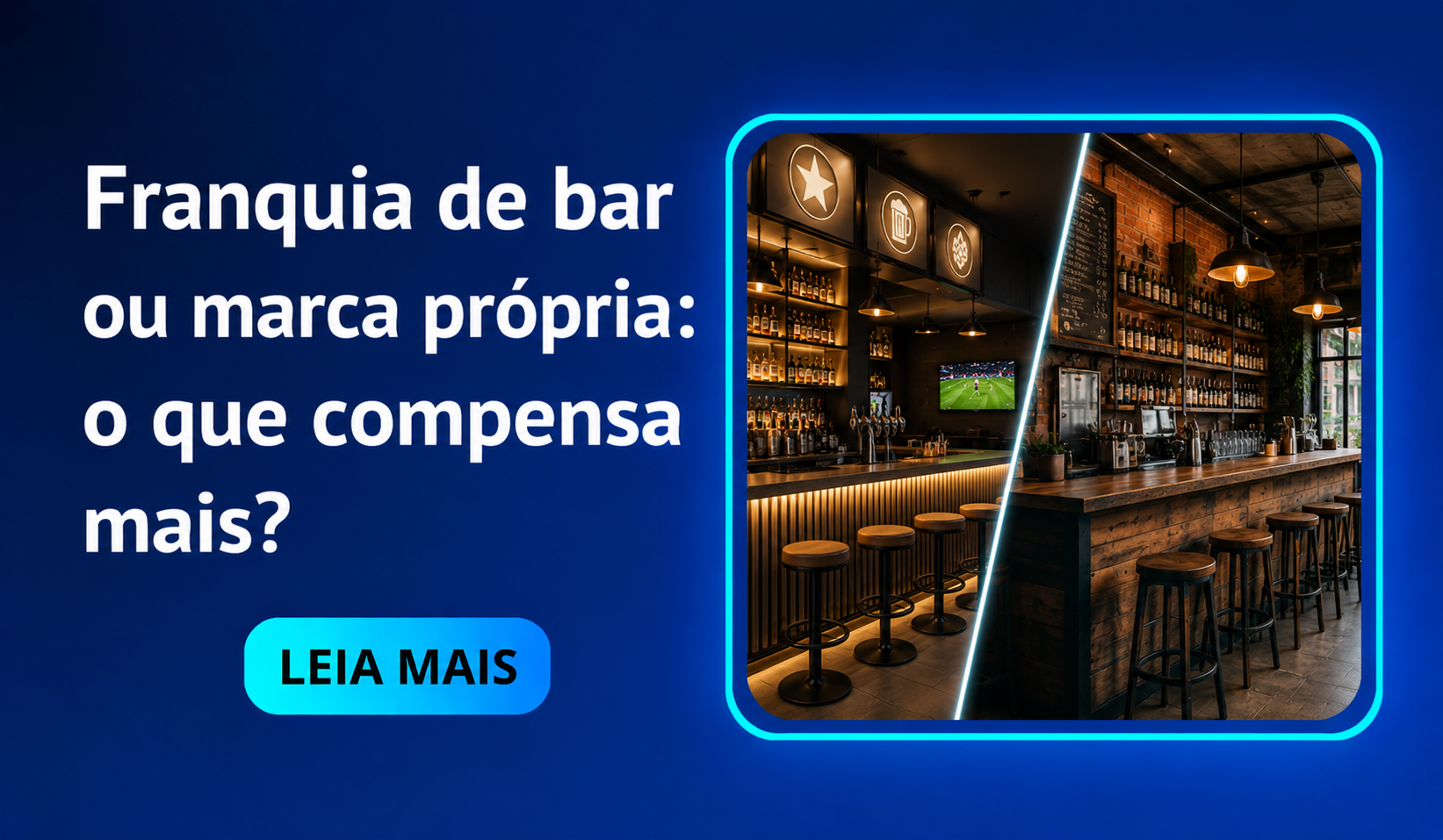 franquia de bar